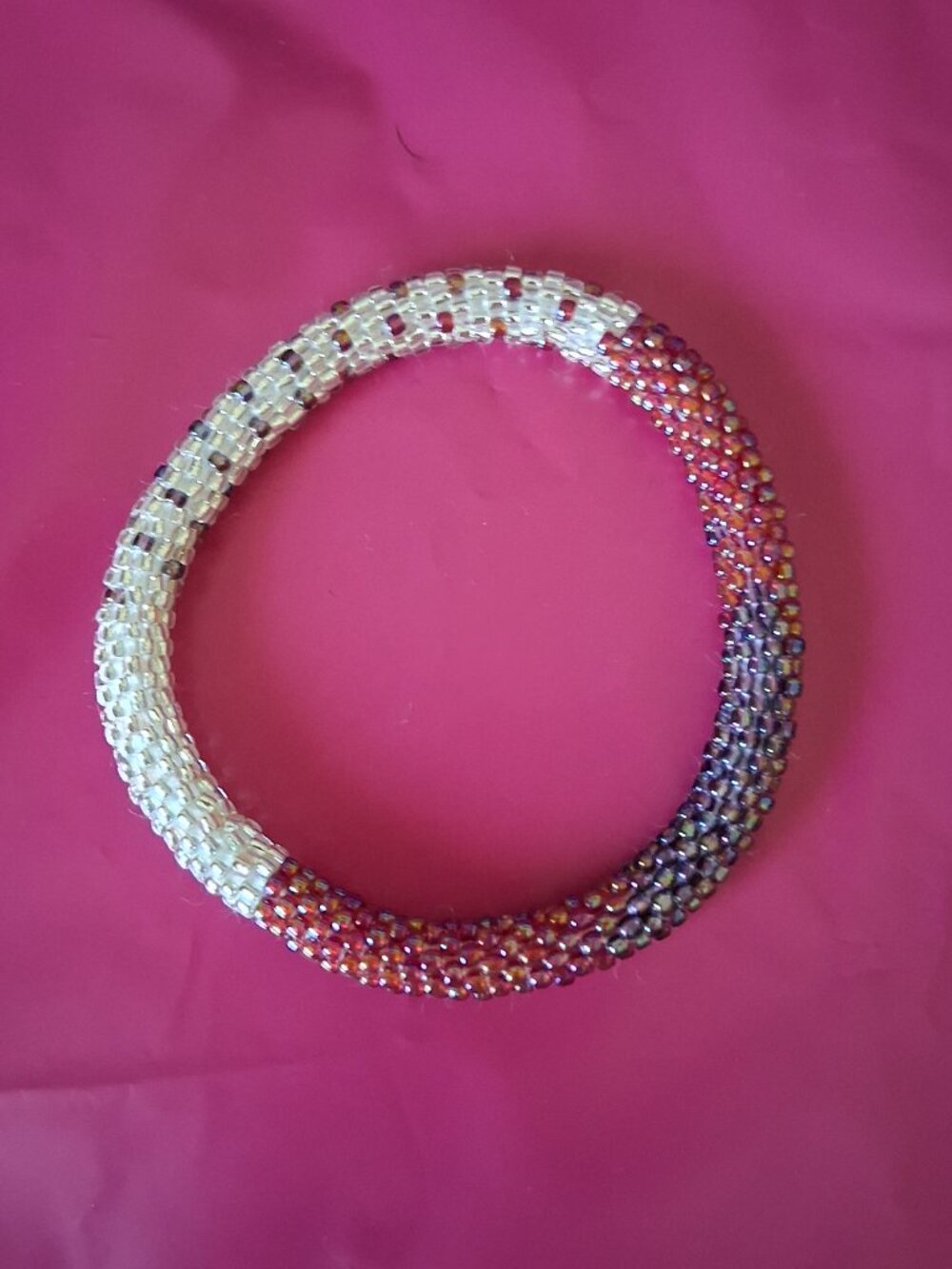 Sashka Beaded Berry Smash Artisan Bracelet Roll on NEW